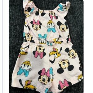 Disney Romper light pink with Characters